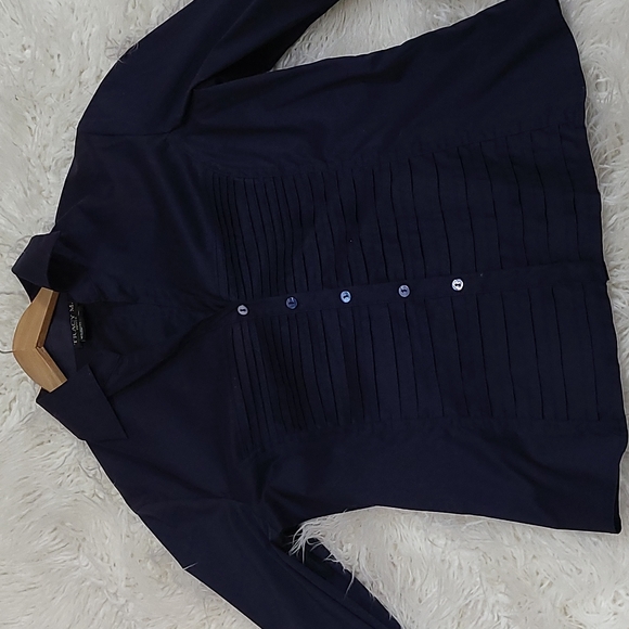 Navy blue blouse - Picture 3 of 5